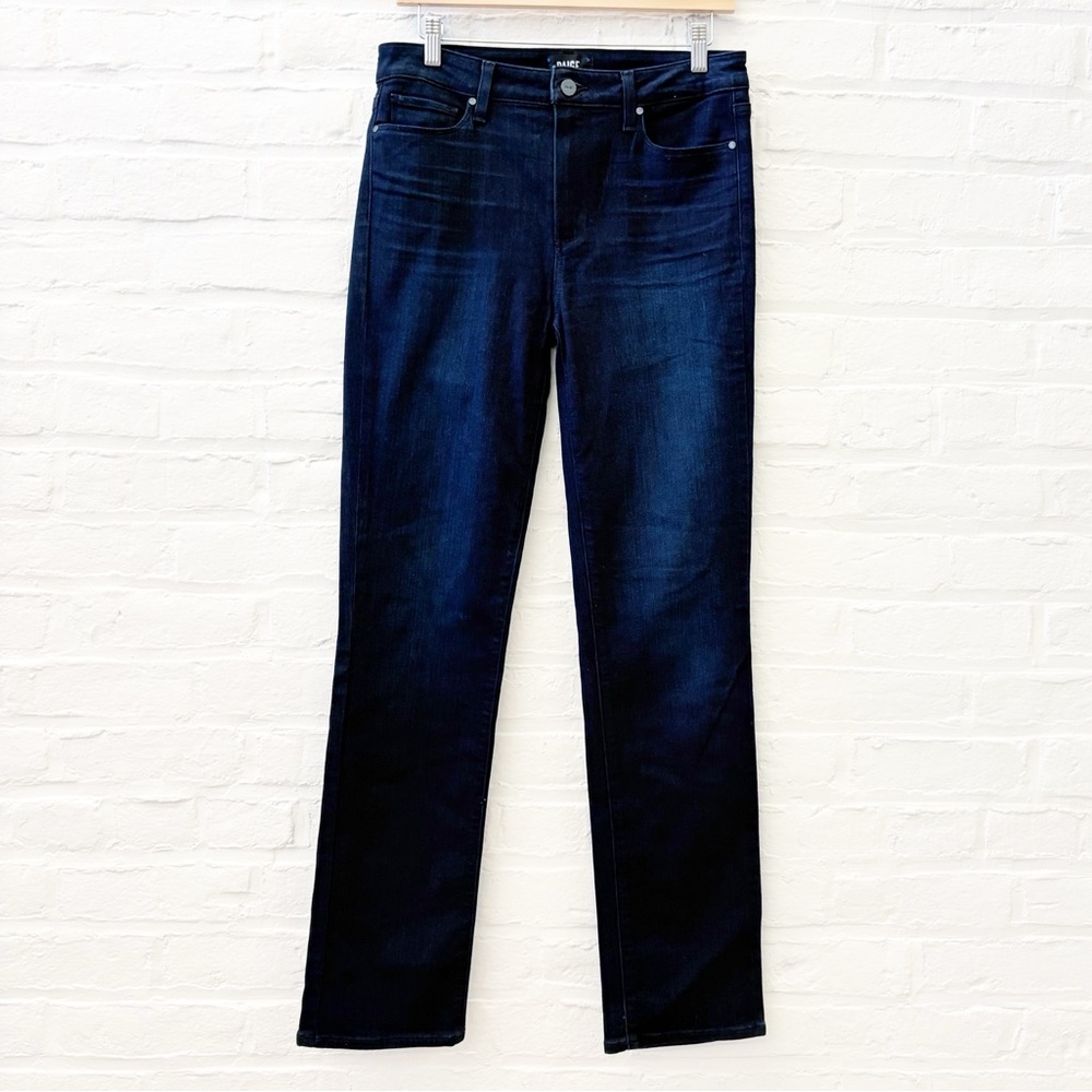 PAIGE Denim || Hoxton Straight Leg Jeans in Cinema Dark Wash 29